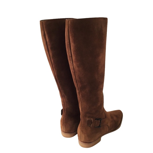 $695 New Gucci Suede Walking Boots - Picture 6 of 8